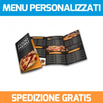 STAMPA MENU PERSONALIZZATI PER RISTORANTI, BAR E ATTIVITÀ RICETTIVE