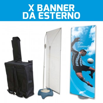 X Banner da esterno