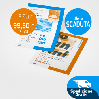 10000 Volantini A5 spedizione gratuita