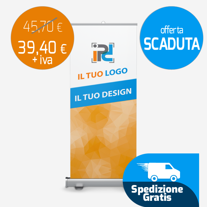 stampa di 1Roll Up 85x200 cm